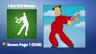 I Am Evil Homer Fortnite Emote