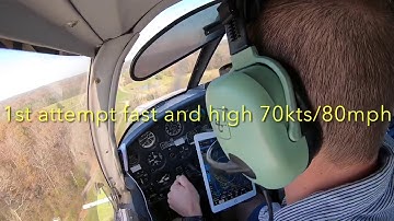 PRECISE Short Field Landing  in a Piper Cherokee 140 | Private Pilot Flight Review