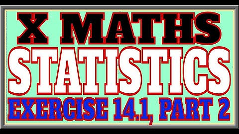 AP TS CLASS 10 MATHS  ENG MED STATISTICS EXERCISE14 1, PART2