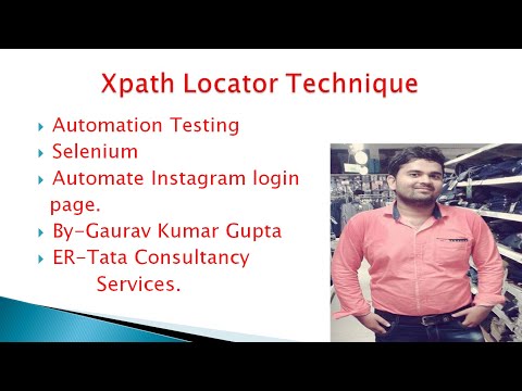 Xpath locator technique Selenium Automation testing(Automate instagram login page) Lecture-11.