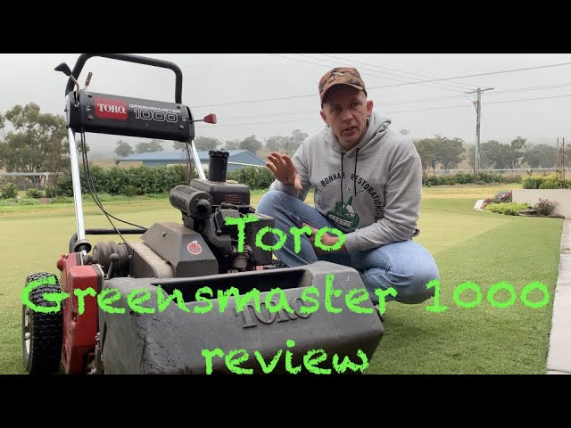 Toro Greensmaster 1000 Review 