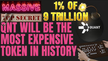 Why Quant QNT Could Be The Most Expensive Token Ever!
