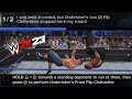 WWE 2K23 Show Case   Undertaker Flip Clotheslines to John Cena