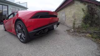 Lake Mills Cars & Coffee - Lamborghini Exhaust