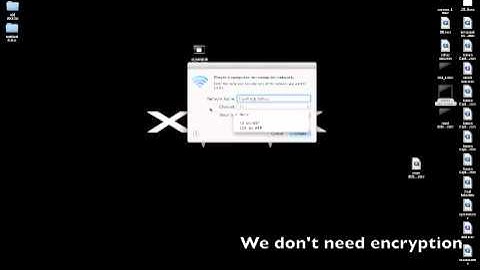 Adhoc Network setup on OSX