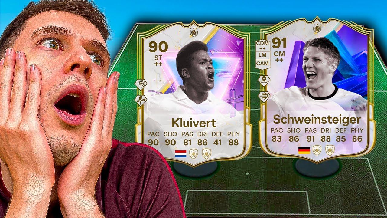 TESTEI O SCHWEINSTEIGER E KLUIVERT 🔥🔥 OS PRO PLAYERS VÃO USAR ESSAS CARTAS 😱😱 EA FC 25 ULTIMATE TEAM
