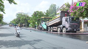 TP. SA ĐÉC ĐẦU TƯ HƠN 14 TỶ ĐỒNG THẢM NHỰA NÓNG ĐƯỜNG NGUYỄN TẤT THÀNH