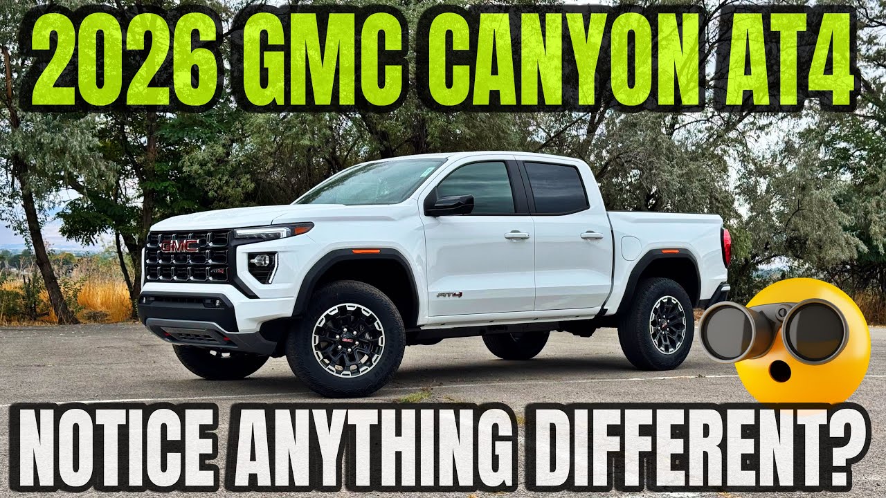 2026 GMC Canyon AT4: Check Out The Updates!