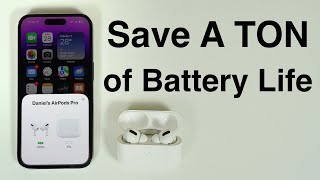 How To Save a Ton of Battery Life on AirPods!! (ALL MODELS)