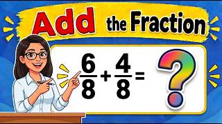 6/8 4/8 l Add fractions l Add like Fractions
