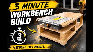 3 Minute Build: DIY Table Saw Workbench
