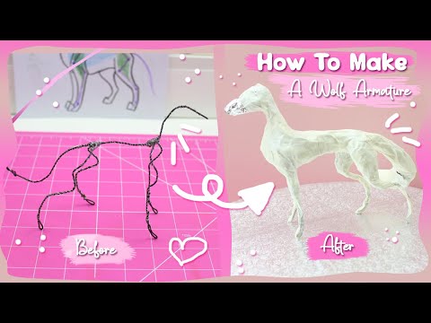 How To Make A Wolf Armature I Armature Tutorial I Sculpture Armature Tutorial