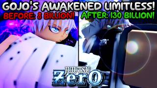 Becoming Gojo With The Awakened Limitless Technique In Roblox Jujutsu Zero... Here's What Happened!