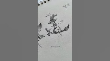 How to draw bady tutorial ✨ (witch,fairy, hybrid ) #art #artbyzahra #tutorial #drawing #shorts