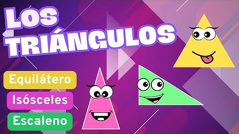 Los triángulos - Características y clasificación según sus lados  [Video educativo para niños]