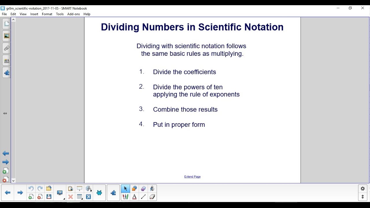 Scientific Notation Multiply and Divide with Scientific Notation Part 2 ...