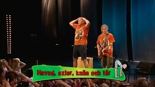 Vignette de la vidéo "Huvud, axlar, knä och tår - Mora Träsk på Cirkus"