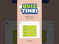 Fun Quiz Questions | Test Your Knowledge in 60 Seconds 🧠✨ #QuizShorts #maths #short #quiz #puzzle