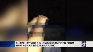 Snapchat video shows shots fired from moving car in Galena Park