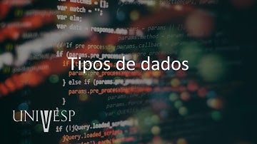 Algoritmos e Programação de Computadores I - Tipos de dados
