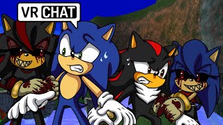 SONIC AND SHADOW VS SHADNIA EXE AND SONICA EXE IN VR CHAT