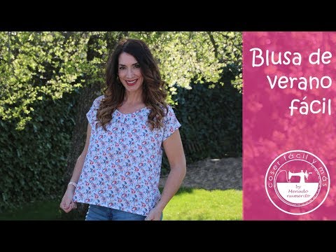 Blusa fácil con patrones: la blusa Mar