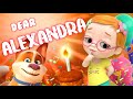 🎂Happy Birthday dear Alexandra | Fun Birthday song for KIDS