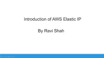 Elastic IP using AWS