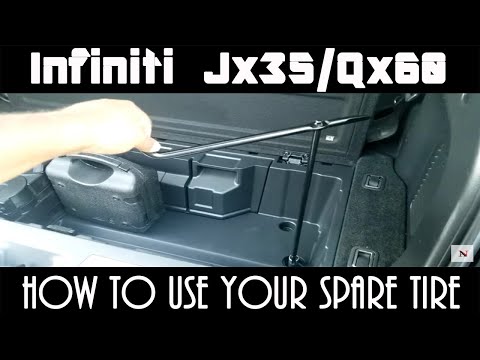 Infiniti JX35 & QX60 - How to Use Your Spare Tire