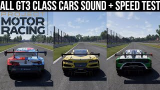 GT3 Class FULL Sound Showcase & Max Speed Run | Project Motor Racing 🚗💥 screenshot 5