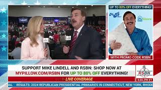 Mike Lindell promotes “$25 Extravaganza Sale” at MyPillow.com — Promo Code: RSBN