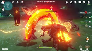GenshinImpact new Perpetual Mechanical Array boss fight