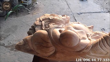 Tượng DI Lặc gỗ Ngọc Am Hà Giang (DL003)