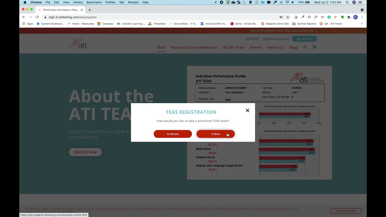 Ati Teas Registration Online _ TEAS at ATI Exam Quickstart Guide – IUJRR