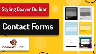 Styled Beaver Builder Contact Forms and a guide for styling more.