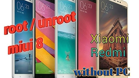 root/unroot Xiaomi Redmi phone without PC in 5 min by me | safe trick | R B YouTube 2017