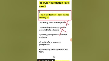 ISTQB Foundation Level Question 6 with Answer