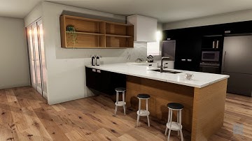 Kitchen for Bob & Judy Black - Cabinet Vision project rendered with VORTEK Spaces!