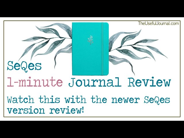 One minute review of the Seqes 160gsm dot grid journal 