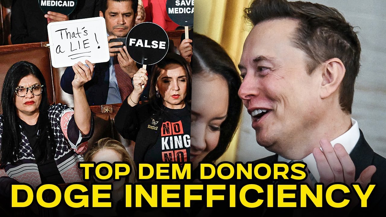 Democratic Donors Are Abandoning The Party & DOGE Using Phony Stats To Fool Voters
