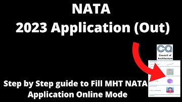 NATA 2023 Registration (Started)- How to Fill NATA Application Form Online Mode