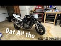 KATANA STREET FIGHTER BUILD  PART 3 / New Gauge Cluster / New Booty  [MOTOVLOG THINGS EP. 6]