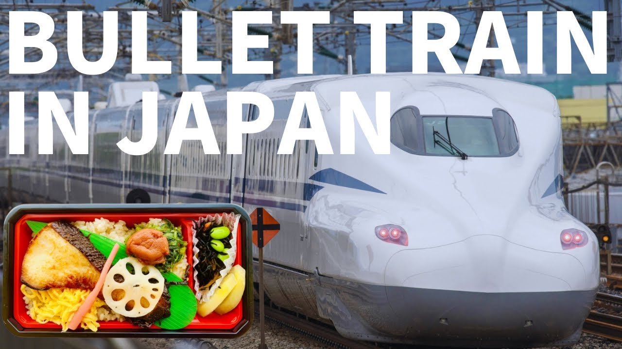 SHINKANSEN bullet train in Japan Nagoya to Tokyo 