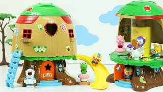 뽀로로 숲속 놀이터 장난감 하우스집 마을 놀이 Pororo forest House playground town Toys