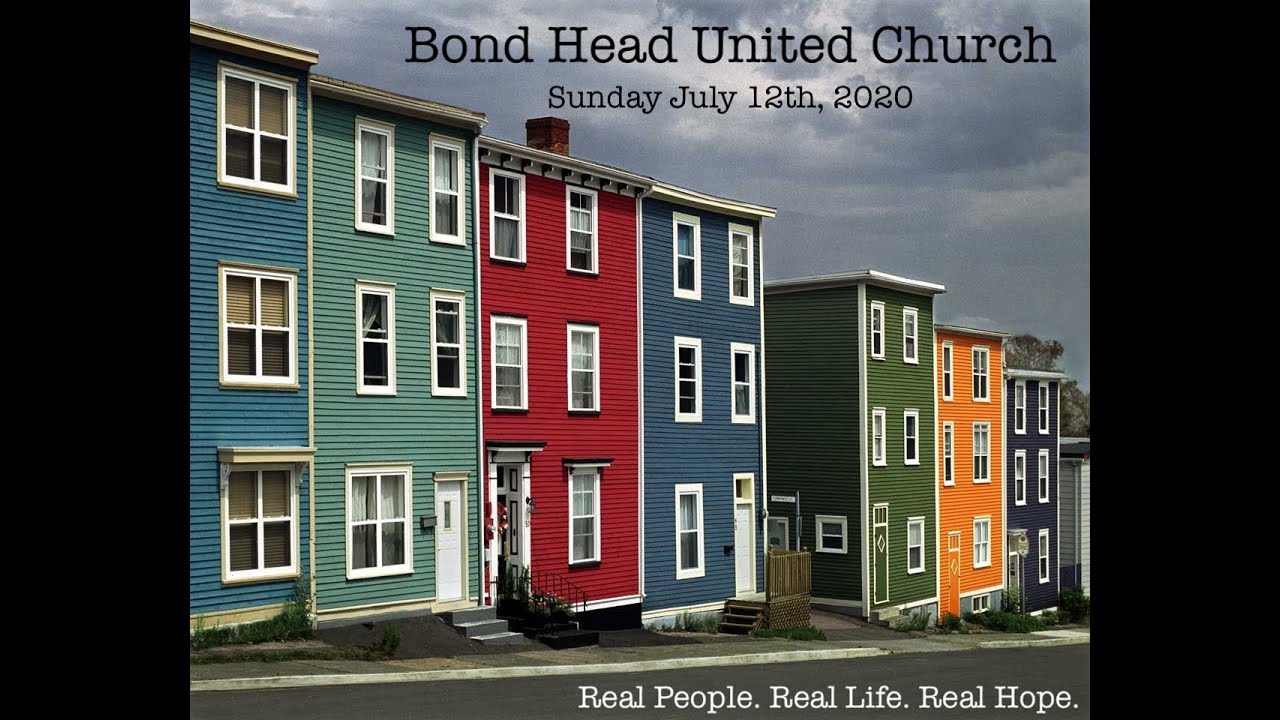 Bond Head United Church Sunday, July 12th, 2020 YouTube