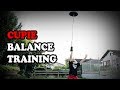 Cheerleading Base Balance Training without a Flyer - How to build