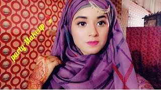 Party Makeup Tutorial Munibahijabi