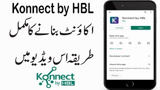 How to Create Konnect by HBL Account 2021 | How to Register Konnect by HBL Account | Konnect by HBL