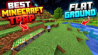 Minecraft easy trap flatground #trap #minecraft #op #fun