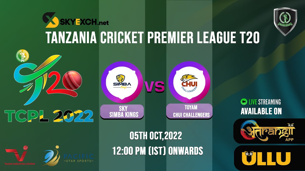Tanzania Cricket Premier League T20 Live YouTube